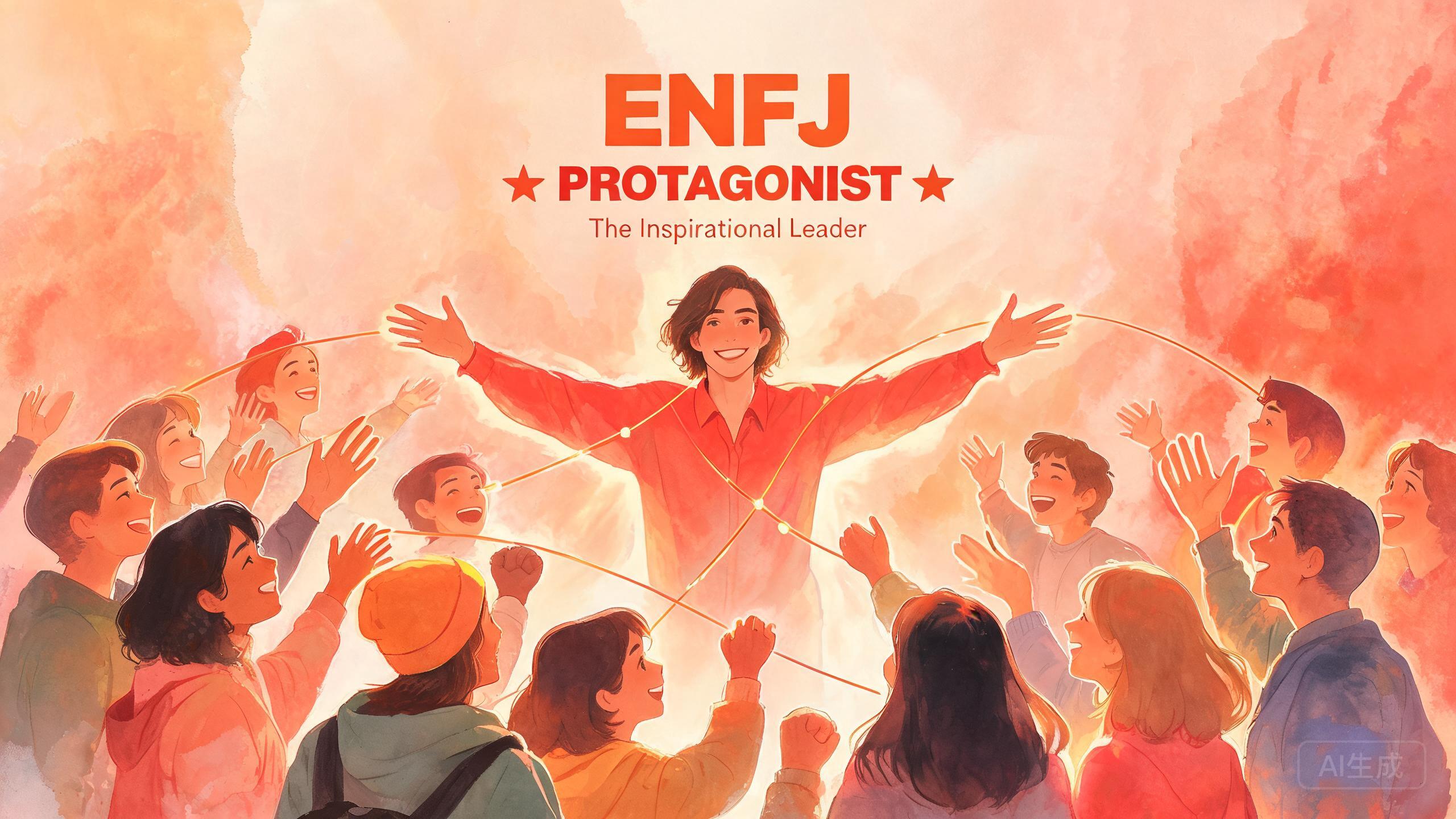ENFJ人格類型性格特質解析圖