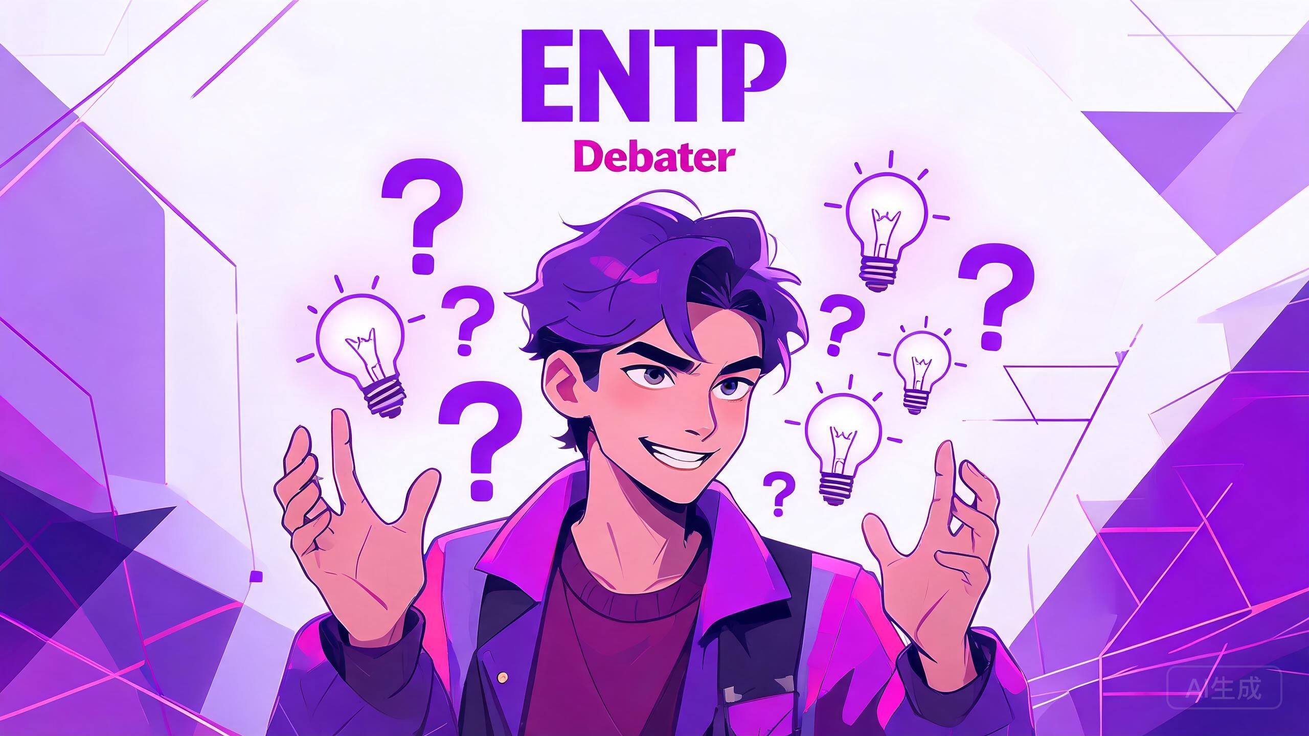 ENTP人格類型性格特質解析圖